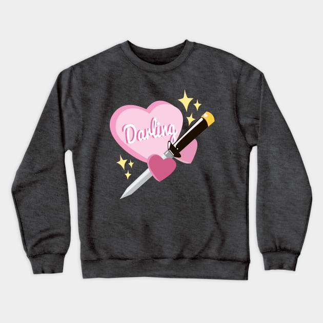 Darling Candygram Crewneck Sweatshirt by DevynLopez